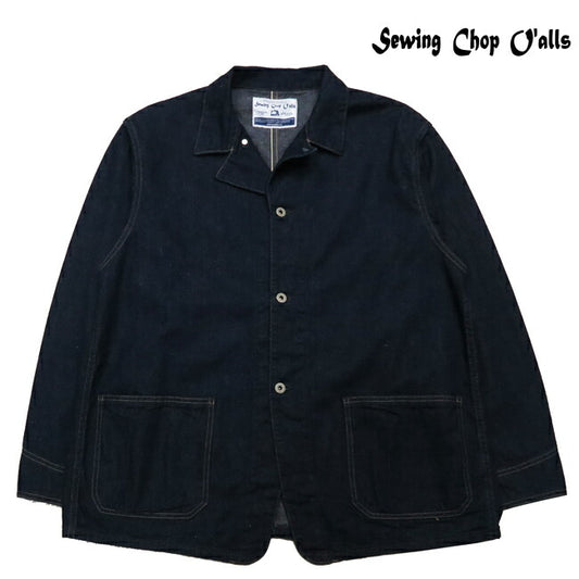 ジョンブル JOHNBULL Sewing Chop O'alls / ソーイングチョップオールズ デニム カバーオール ジャケット 大戦モデル SC231L02