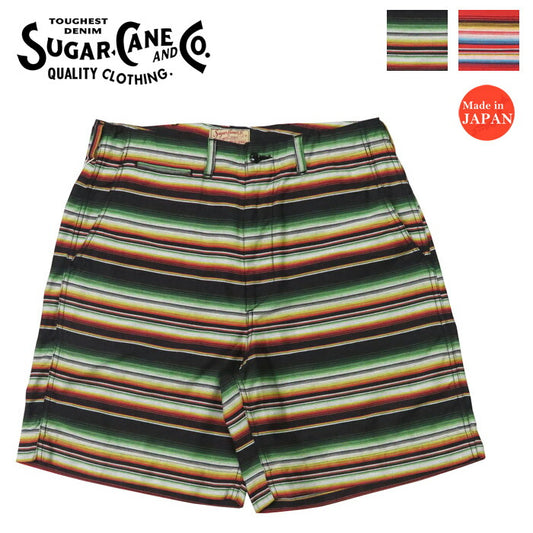 SUGAR CANE シュガーケーン サラぺボーダー ワーク ショートパンツ ハーフパンツ SC52536 【2025年春夏新作】