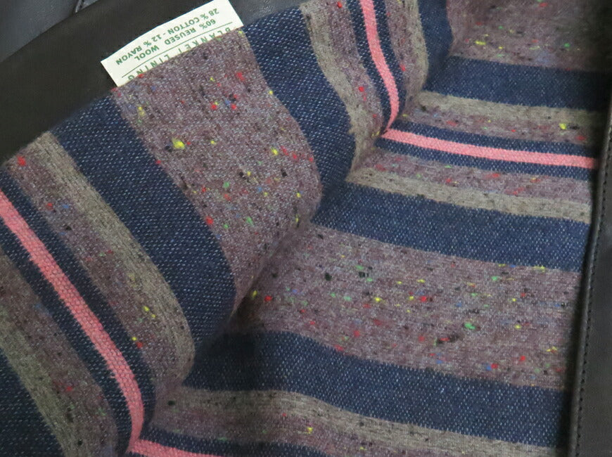 SUGAR CANE シュガーケーン ブラックホースハイド レザージャケット 2nd 1953モデル ボーダーウールブランケット裏地 馬革 茶芯 SC80681 【2025年秋冬新作】