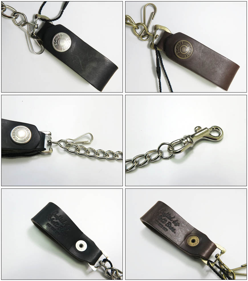 ショット Schott レザーWALLET CHAIN ウォレット チェーン クロムエクセルレザー sch5970024