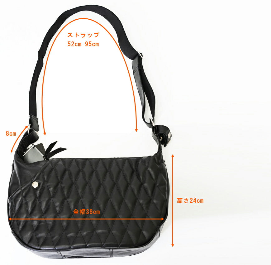 ショット Schott レザー キルティング パッテッド バナナ バッグ ショルダーバッグ メッセンジャーバッグ 牛革 3109022 【2026年春夏新作】