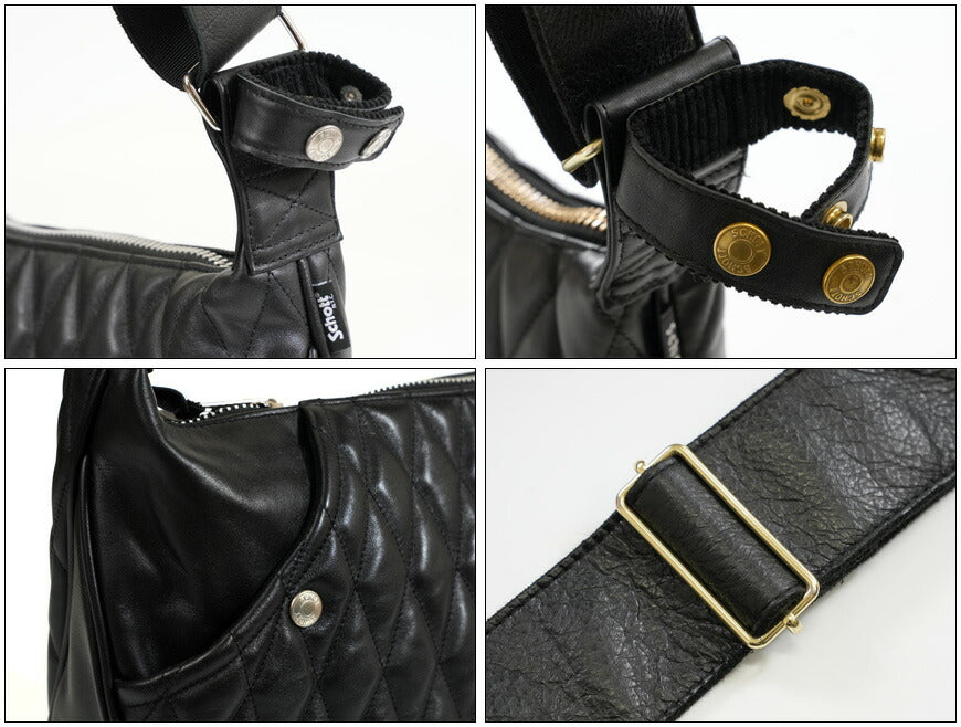 ショット Schott レザー キルティング パッテッド バナナ バッグ ショルダーバッグ メッセンジャーバッグ 牛革 3109022 【2026年春夏新作】