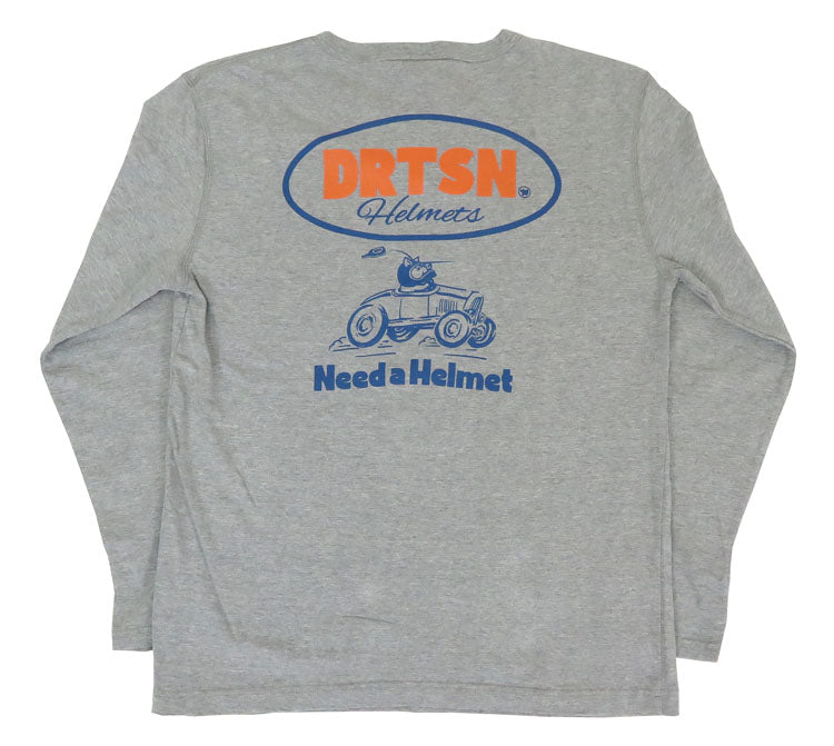 ダルチザン ステュディオ・ダ・ルチザン STUDIO D'ARTISAN 長袖 プリント Tシャツ "Need a Helmet" 8150B【2024-25年秋冬新作】