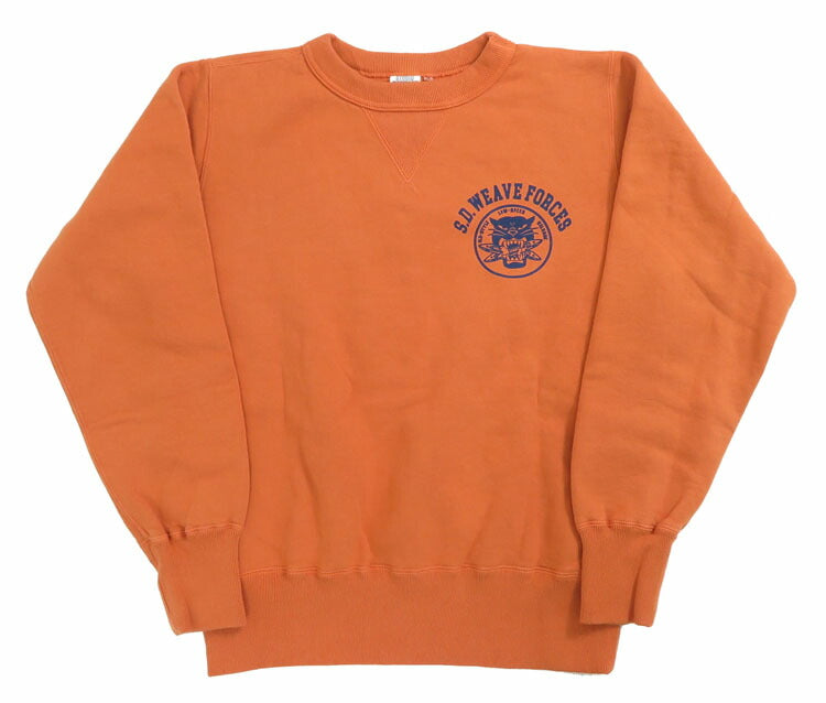 ダルチザン ステュディオ・ダ・ルチザン STUDIO D'ARTISAN クルーネック プリント スウェット "S.D.WEAVE FORCES" 8156A【2024-25年秋冬新作】