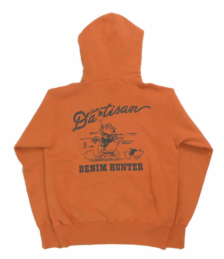 ダルチザン ステュディオ・ダ・ルチザン STUDIO D'ARTISAN 長袖 プリント パーカー "DENIM HUNTER" 8157A【2024-25年秋冬新作】