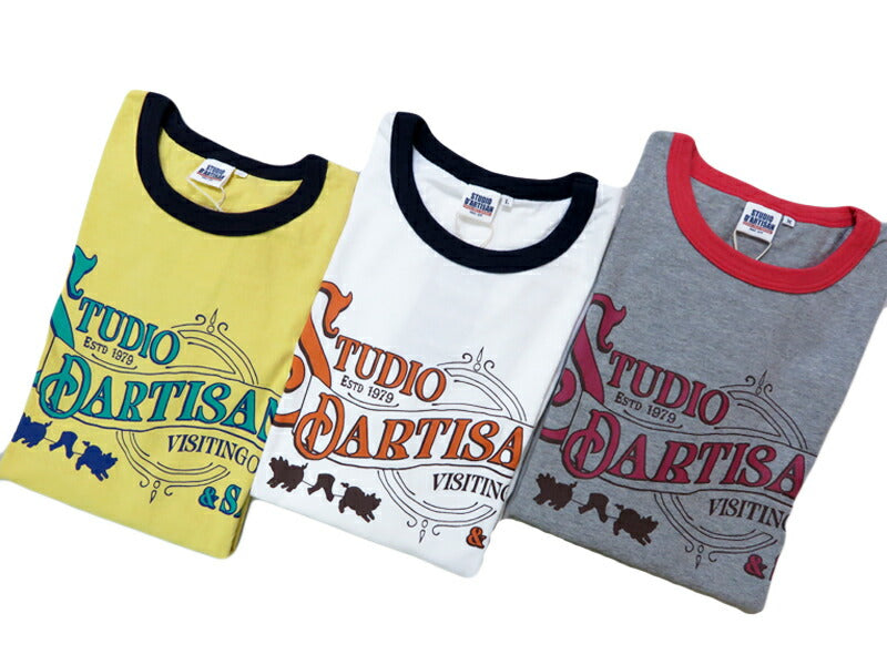 ダルチザン ステュディオ・ダ・ルチザン STUDIO D'ARTISAN 半袖  Tシャツ “リンガープリントTシャツ” 8177【2025年春夏新作】