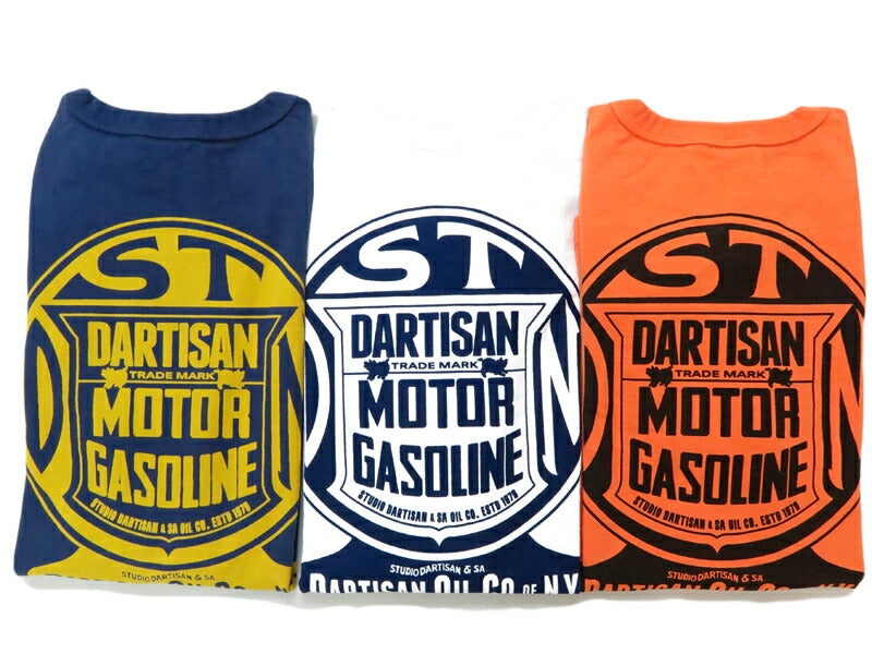 ダルチザン ステュディオ・ダ・ルチザン STUDIO D'ARTISAN 半袖 吊り編み プリント Tシャツ バックプリント