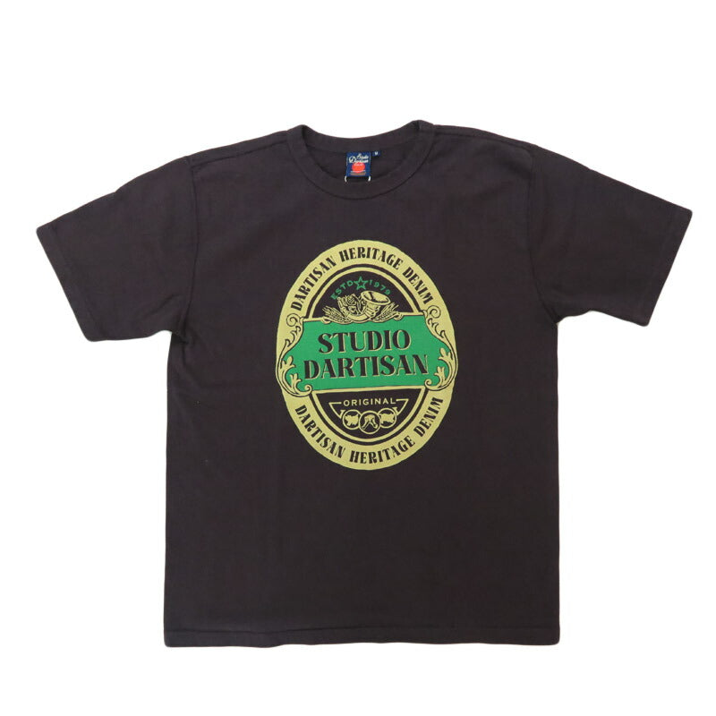 ダルチザン ステュディオ・ダ・ルチザン STUDIO D'ARTISAN 半袖 吊り編み プリント Tシャツ 8179B 【2025年春夏新作】