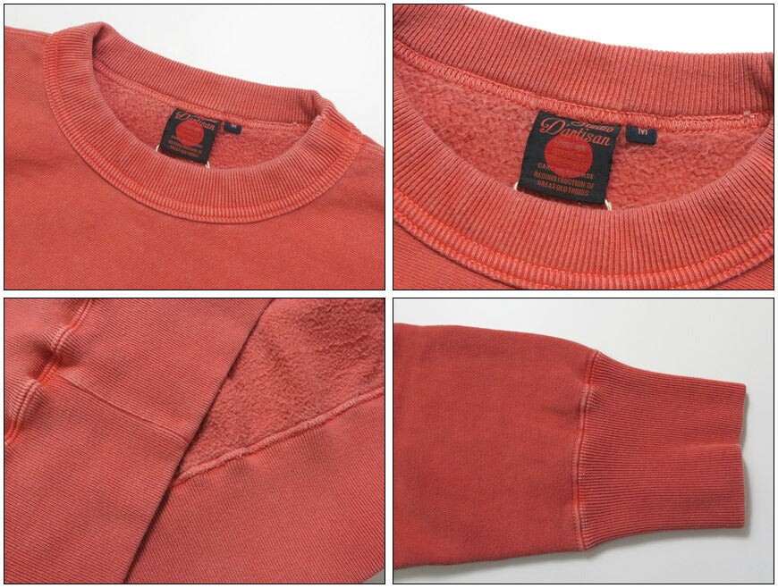 ダルチザン ステュディオ・ダ・ルチザン STUDIO D'ARTISAN ベンガラ染め吊り編みトレーナー 8185 【2025年秋冬新作】