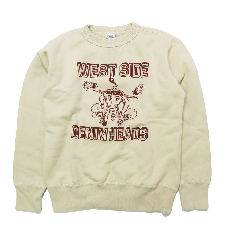 ダルチザン ステュディオ・ダ・ルチザン STUDIO D'ARTISAN プリントトレーナー  両Vガゼットスウェット 8193A 【2025年秋冬新作】