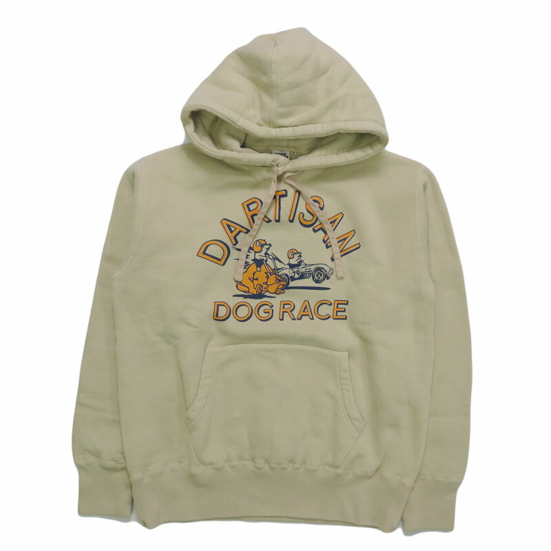 ダルチザン ステュディオ・ダ・ルチザン STUDIO D'ARTISAN プリント プルオーバー スウェット パーカー 両Vガゼット ”DOG RACE” 8194B 【2025年秋冬新作】