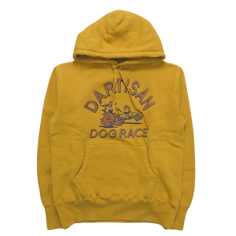 ダルチザン ステュディオ・ダ・ルチザン STUDIO D'ARTISAN プリント プルオーバー スウェット パーカー 両Vガゼット ”DOG RACE” 8194B 【2025年秋冬新作】
