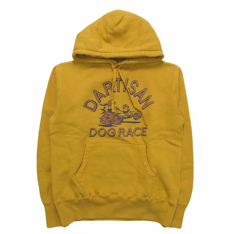 ダルチザン ステュディオ・ダ・ルチザン STUDIO D'ARTISAN プリント プルオーバー スウェット パーカー 両Vガゼット ”DOG RACE” 8194B 【2025年秋冬新作】