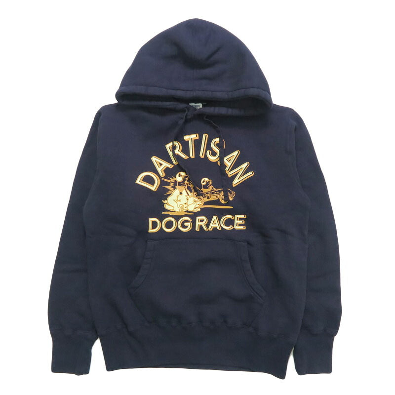 ダルチザン ステュディオ・ダ・ルチザン STUDIO D'ARTISAN プリント プルオーバー スウェット パーカー 両Vガゼット ”DOG RACE” 8194B 【2025年秋冬新作】