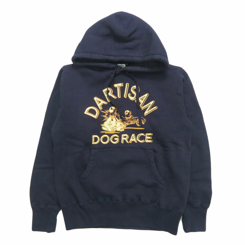ダルチザン ステュディオ・ダ・ルチザン STUDIO D'ARTISAN プリント プルオーバー スウェット パーカー 両Vガゼット ”DOG RACE” 8194B 【2025年秋冬新作】