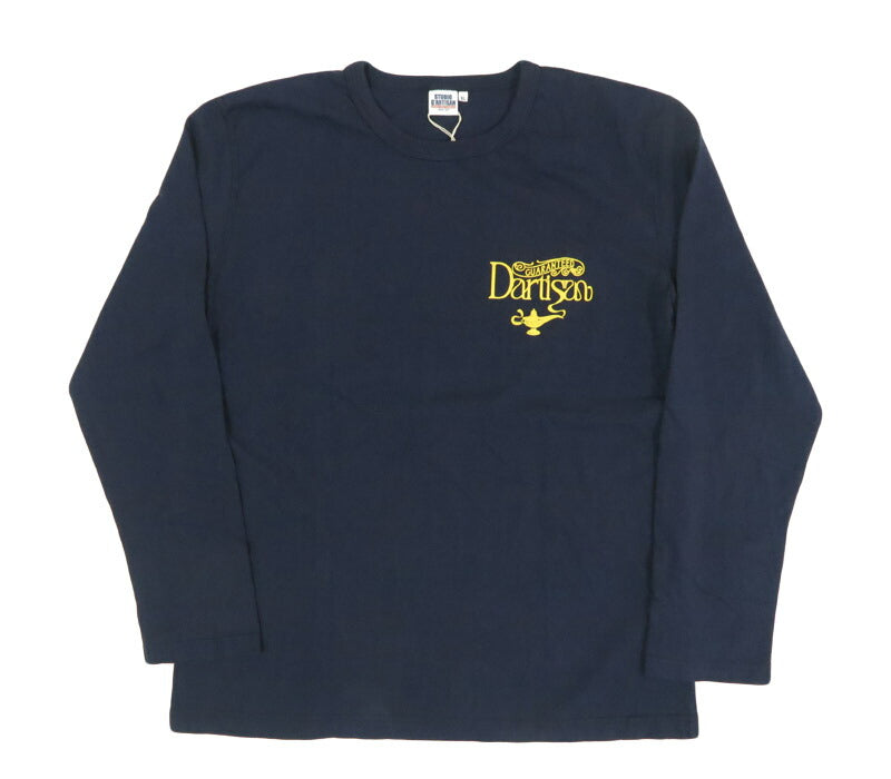 ダルチザン ステュディオ・ダ・ルチザン STUDIO D'ARTISAN 長袖 プリント Tシャツ "GENIE DENIM" 8195A【2025年秋冬新作】