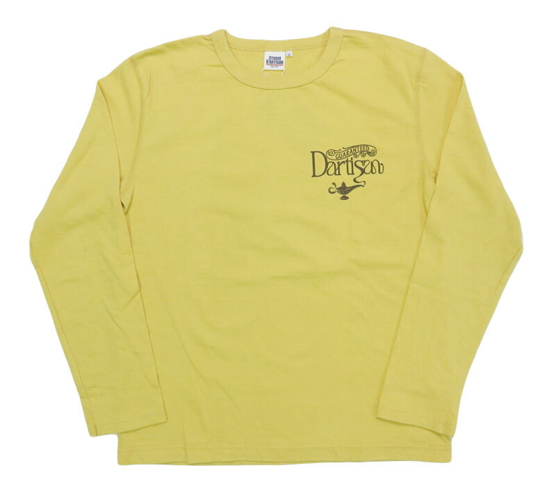 ダルチザン ステュディオ・ダ・ルチザン STUDIO D'ARTISAN 長袖 プリント Tシャツ "GENIE DENIM" 8195A【2025年秋冬新作】