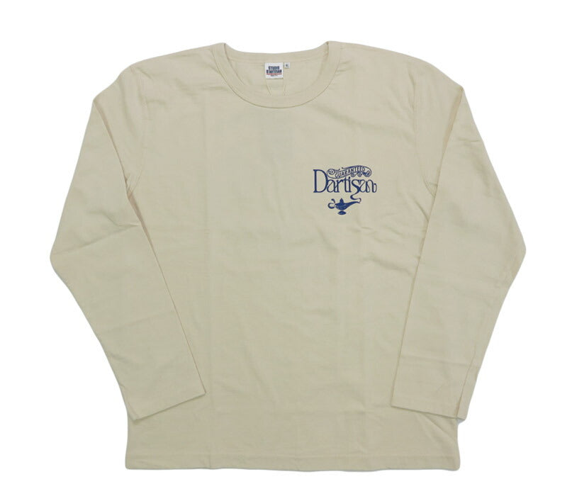 ダルチザン ステュディオ・ダ・ルチザン STUDIO D'ARTISAN 長袖 プリント Tシャツ "GENIE DENIM" 8195A【2025年秋冬新作】