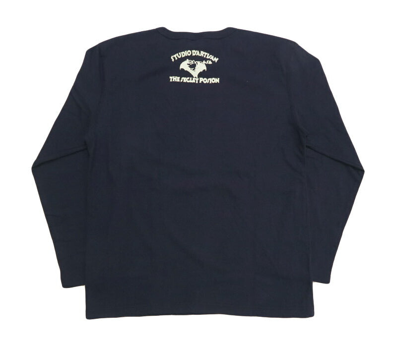 ダルチザン ステュディオ・ダ・ルチザン STUDIO D'ARTISAN 長袖 プリント Tシャツ "THE SECLET POSION" 8195B【2025年秋冬新作】