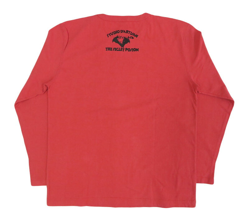 ダルチザン ステュディオ・ダ・ルチザン STUDIO D'ARTISAN 長袖 プリント Tシャツ "THE SECLET POSION" 8195B【2025年秋冬新作】