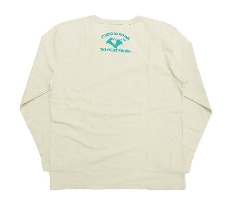 ダルチザン ステュディオ・ダ・ルチザン STUDIO D'ARTISAN 長袖 プリント Tシャツ "THE SECLET POSION" 8195B【2025年秋冬新作】