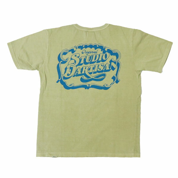 ダルチザン ステュディオ・ダ・ルチザン STUDIO D'ARTISAN ピグメントプリントTシャツ USAコットン 8207A【2026年春夏新作】