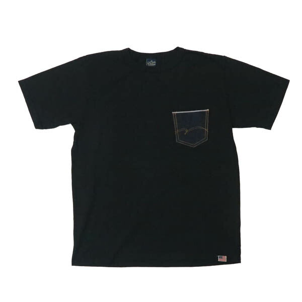 ダルチザン ステュディオ・ダ・ルチザン STUDIO D'ARTISAN 半袖 Tシャツ デニムポケットT 背面ロゴ 8214A【2026年春夏新作】