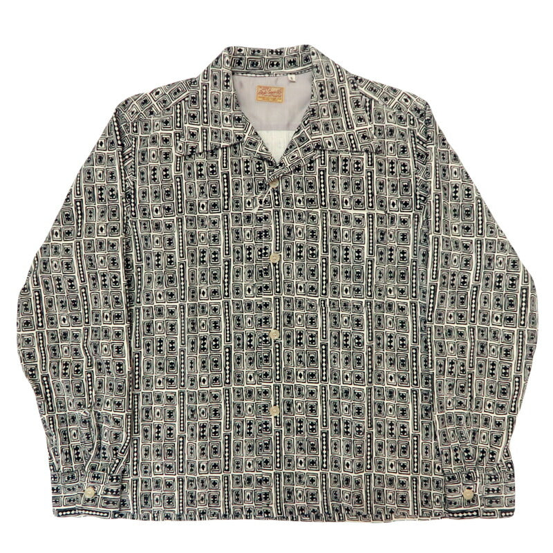 Style Eyes スタイルアイズ ダイヤ柄 長袖 コーデュロイスポーツシャツ Mid 1950s Style Corduroy Sports Shirt “DIAMOND” SE29571 【2025年秋冬新作】