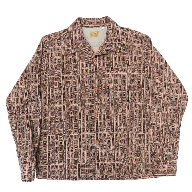 Style Eyes スタイルアイズ ダイヤ柄 長袖 コーデュロイスポーツシャツ Mid 1950s Style Corduroy Sports Shirt “DIAMOND” SE29571 【2025年秋冬新作】