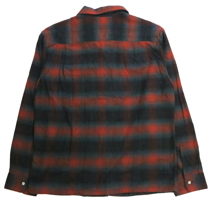 JELADO ジェラード 長袖 フランネル オープンカラー シャツ Vincent SG13102 【2025年秋冬新作】