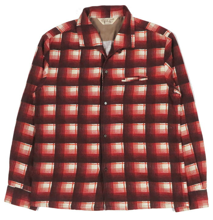 JELADO ジェラード 長袖 フランネル オープンカラー シャツ Vincent SG21105 【2026年春夏新作】