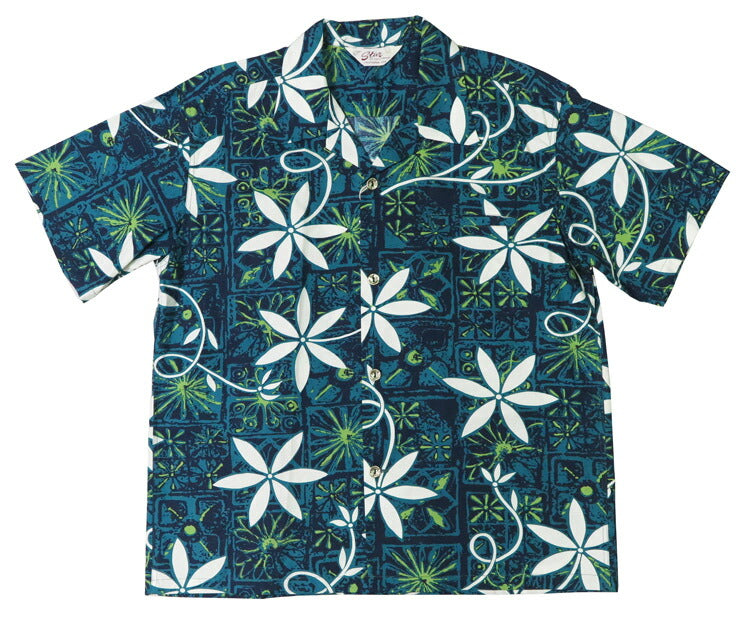 STAR OF HOLLYWOOD スターオブハリウッド 半袖 コットンタイプライター オープンカラー シャツ BLUE HAWAII アロハシャツ ハワイアンシャツ エルヴィスプレスリー SH39493 【2025年春夏新作】