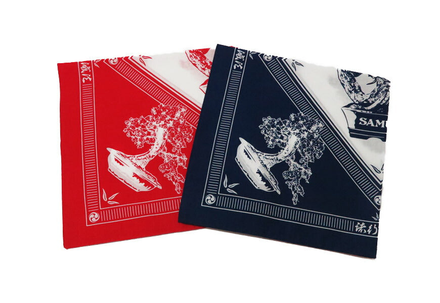 サムライジーンズ SAMURAI JEANS バンダナ 盆栽 五葉松 BANDANA  SJ-BANDANA-01【2025年春夏新作】