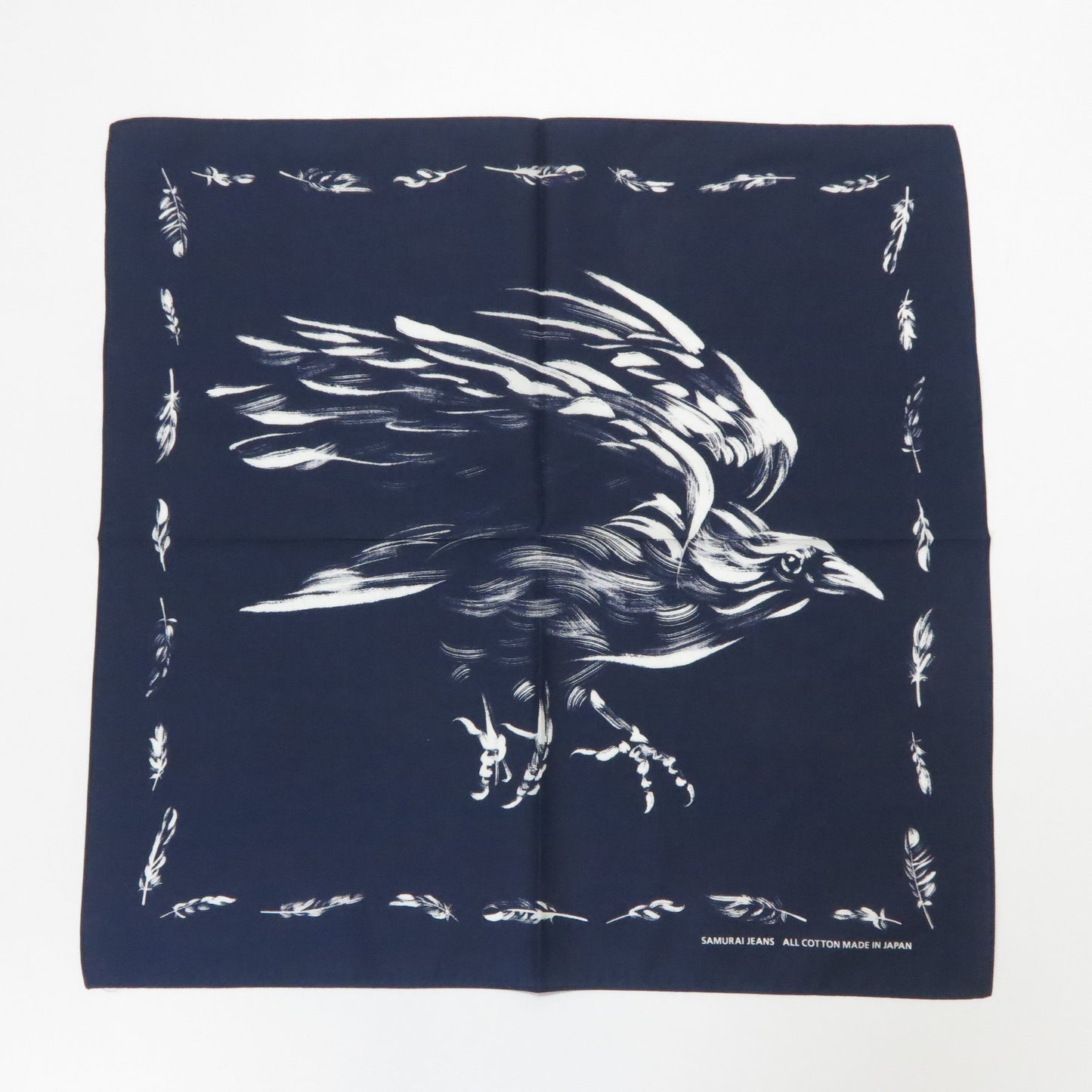 サムライジーンズ SAMURAI JEANS バンダナ 八咫烏柄 BANDANA  SJ-BANDANA-02【2025年春夏新作】