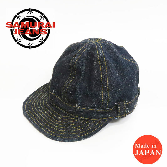 サムライジーンズ SAMURAI JEANS 17oz 大戦デニム ワーク キャップ SJ201WC-3100VX【2025年秋冬新作】