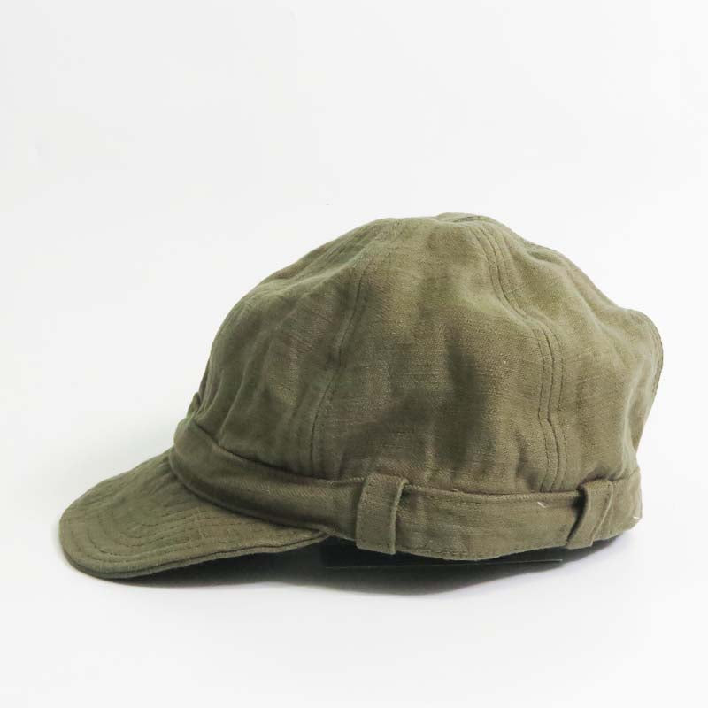 サムライジーンズ SAMURAI JEANS 15oz バックサテン ワークキャップ オリーブ SJ201WC-52BP