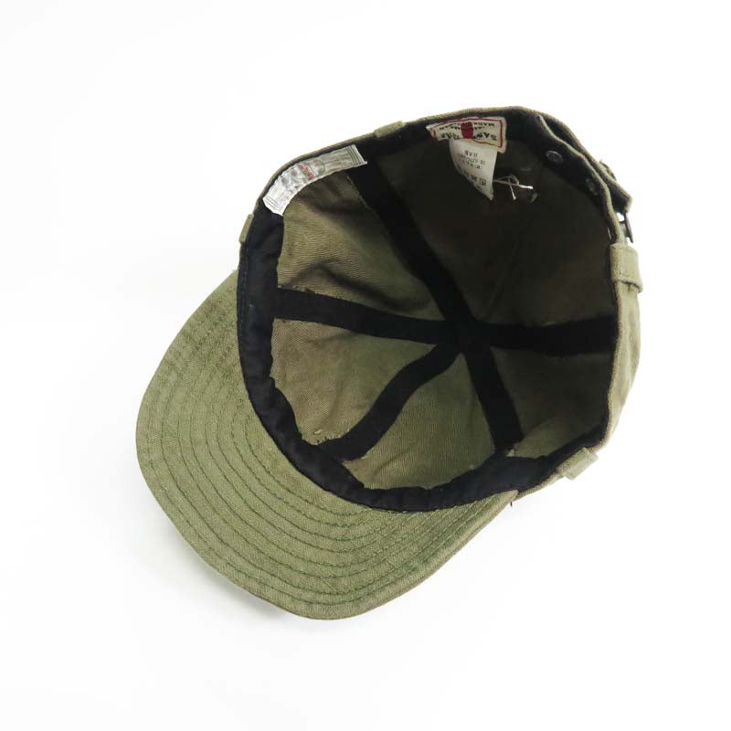 サムライジーンズ SAMURAI JEANS 15oz バックサテン ワークキャップ オリーブ SJ201WC-52BP