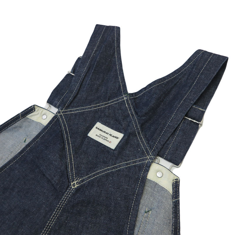 サムライジーンズ SAMURAI JEANS サムライコットンデニムオーバーオール 10oz SJOVAL-SC01