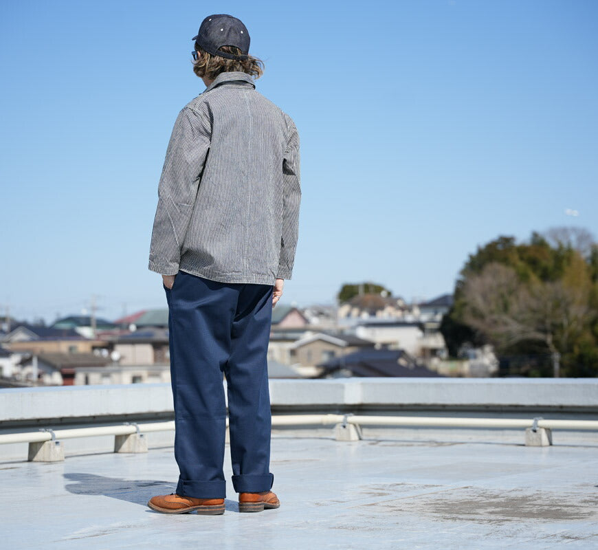 SUN SURF サンサーフ SAILOR MOKU PRODUCTS 12.5oz. HICKORY STRIPE WORK JACKET  ワークジャケット カバーオール SM15903 【2026年春夏新作】