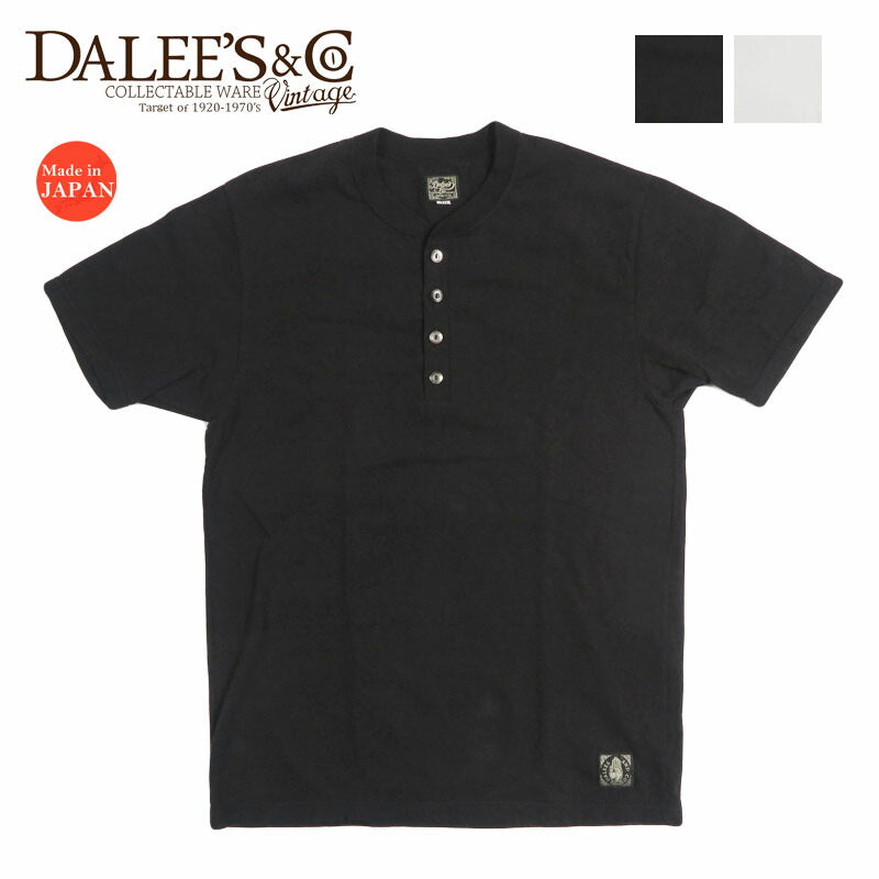 DALLES&CO ダリーズ＆コー 半袖 ヘンリーネックTシャツ Spinner...1920s HENLEY NECK 【2026年春夏新作】デラックスウエア DELUXEWARE