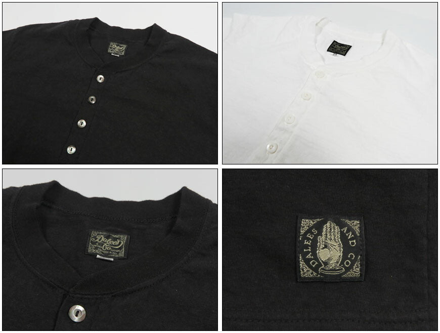DALLES&CO ダリーズ＆コー 半袖 ヘンリーネックTシャツ Spinner...1920s HENLEY NECK 【2026年春夏新作】デラックスウエア DELUXEWARE