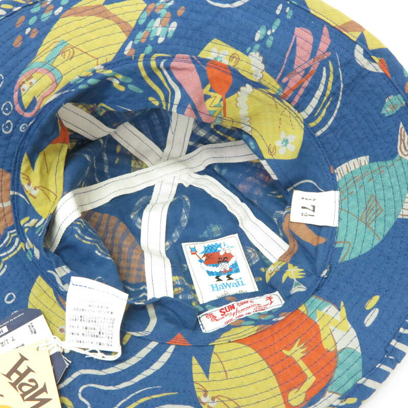 サンサーフ SUN SURF ドビーコットン ハット "OCEAN ACTIVITIES" by 柳原良平 with MOOKIE SS02846 【2025年春夏新作 】