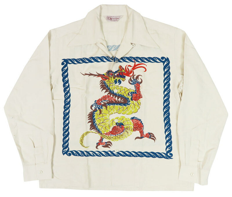 サンサーフ SUN SURF 長袖 レーヨン羽二重 ハワイアンシャツ 「DRAGON」 by ARTVOGUE SPECIAL EDITION スペシャルエディション アロハシャツ SS29484 【2025年春夏新作】
