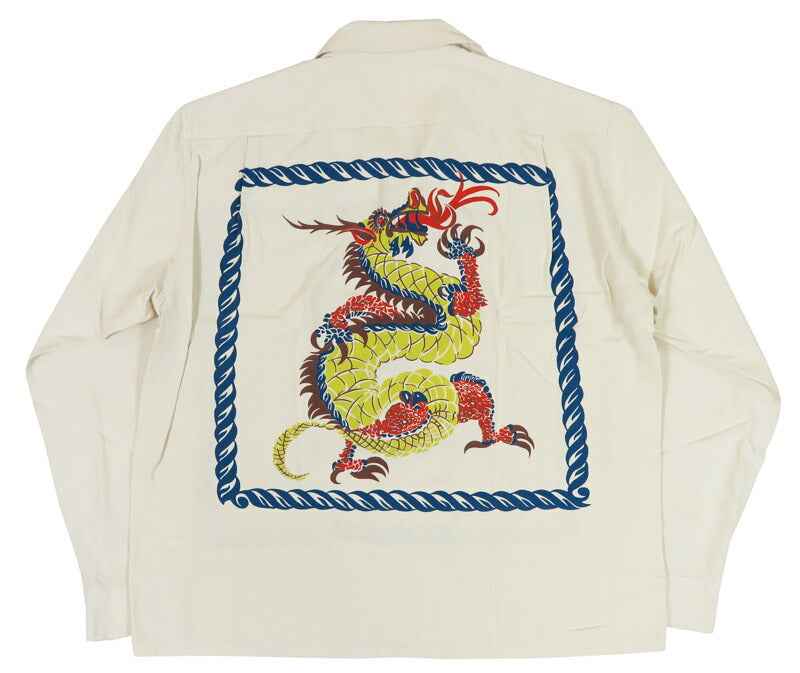 サンサーフSUNSURF長袖レーヨン羽二重ハワイアンシャツ「DRAGON」byARTVOGUESPECIALEDITIONスペシャルエディションアロハシャツSS29484【2025年春夏新作】