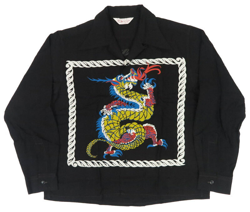 サンサーフ SUN SURF 長袖 レーヨン羽二重 ハワイアンシャツ 「DRAGON」 by ARTVOGUE SPECIAL EDITION スペシャルエディション アロハシャツ SS29484 【2025年春夏新作】