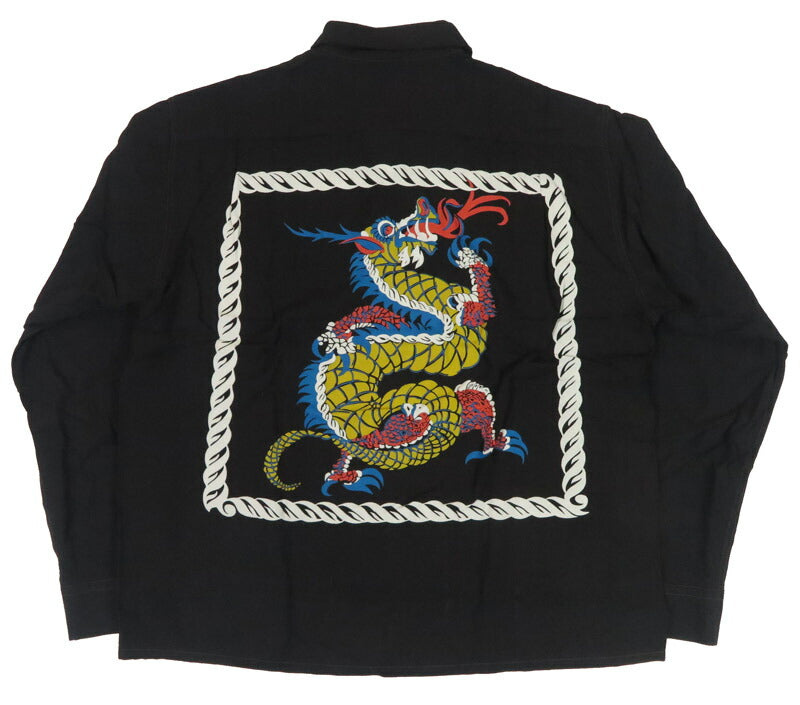 サンサーフSUNSURF長袖レーヨン羽二重ハワイアンシャツ「DRAGON」byARTVOGUESPECIALEDITIONスペシャルエディションアロハシャツSS29484【2025年春夏新作】