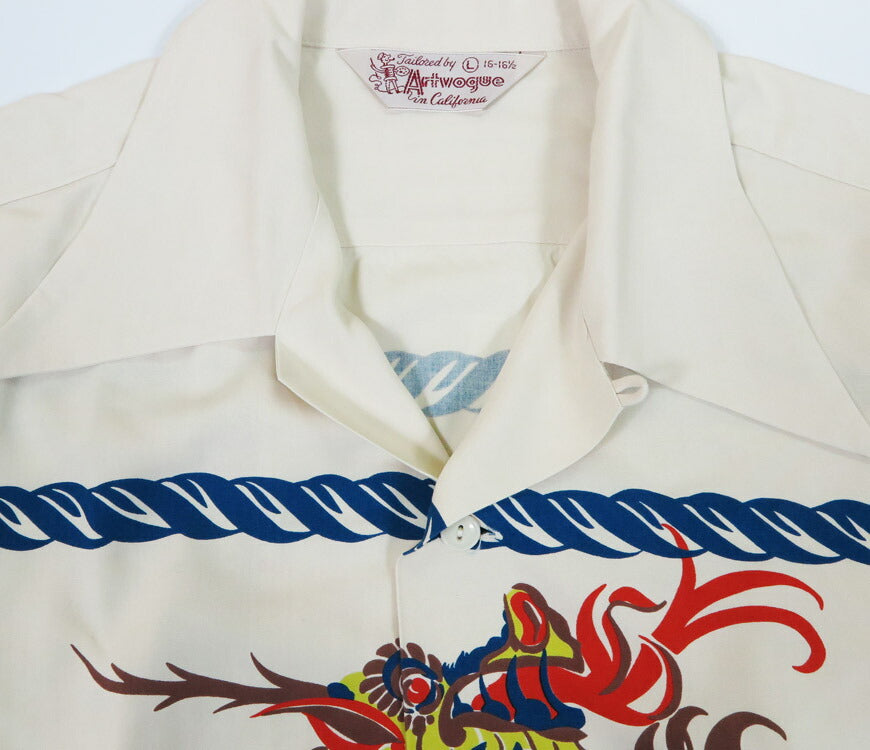 サンサーフSUNSURF長袖レーヨン羽二重ハワイアンシャツ「DRAGON」byARTVOGUESPECIALEDITIONスペシャルエディションアロハシャツSS29484【2025年春夏新作】