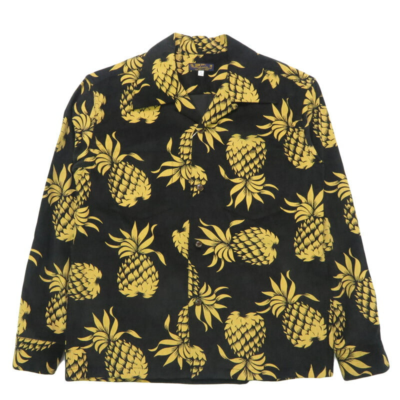 サンサーフ SUN SURF 長袖 "DUKE'S PINEAPPLE" コーデュロイオープンシャツ  アロハ SS29580 【2025年秋冬新作】
