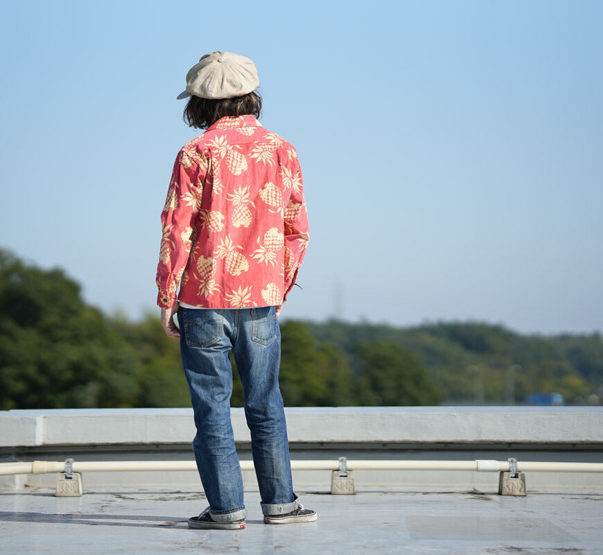 サンサーフ SUN SURF 長袖 "DUKE'S PINEAPPLE" コーデュロイオープンシャツ  アロハ SS29580 【2025年秋冬新作】
