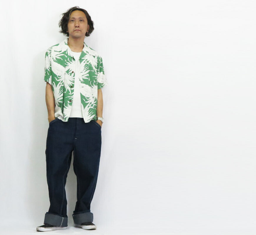 サンサーフ SUN SURF 半袖 レーヨン羽二重 ハワイアンシャツ 「ISLAND PINEAPPLE」 HALE HAWAII, ROYAL HAWAIIAN アロハシャツ SS39413 【2025年春夏新作】
